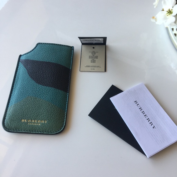 Burberry Accessories - Authentic , IPhoneSleeve , Leather